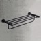 Matte Black Towel Rack